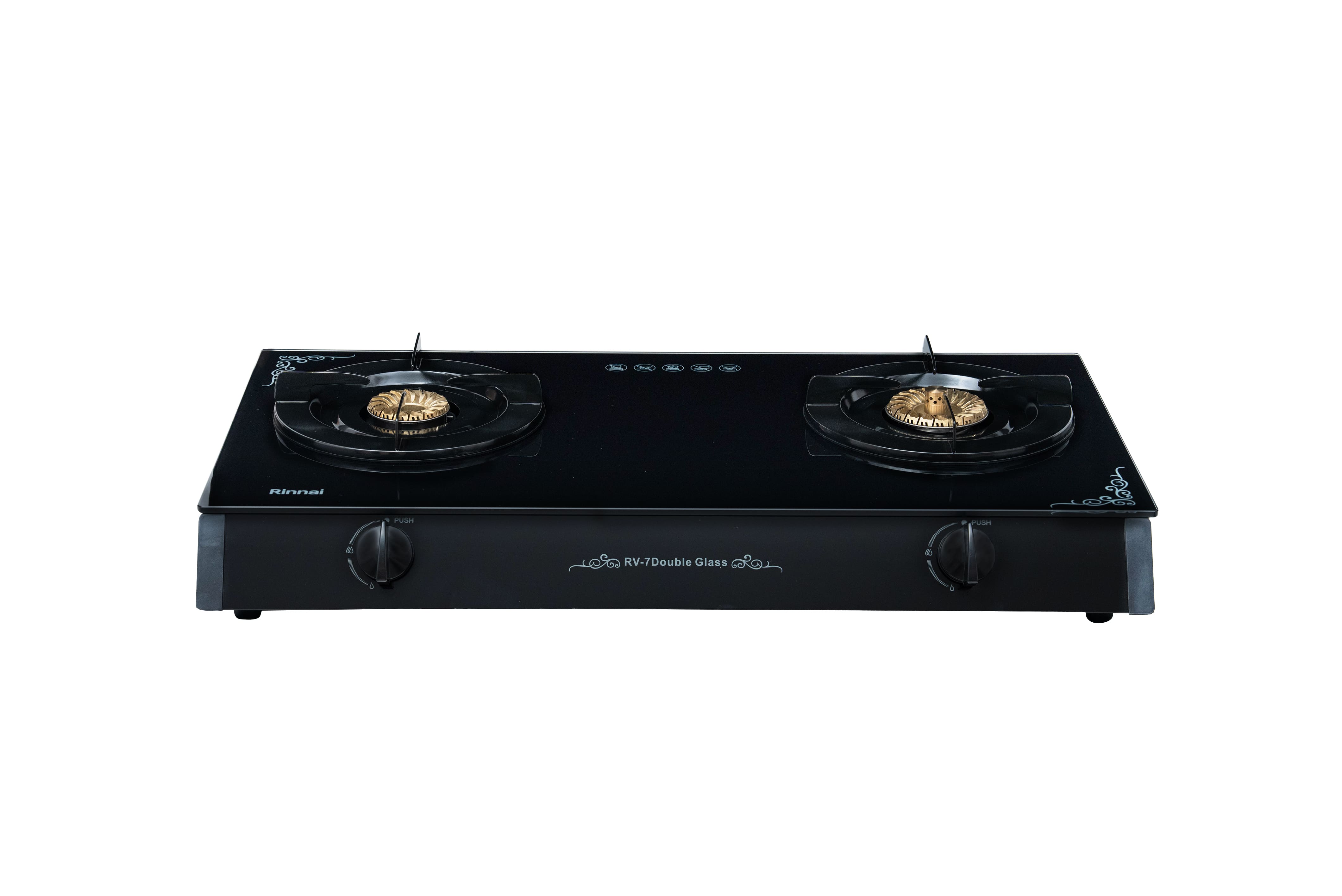 Bếp gas để bàn Rinnai RV-7Double Glass(A)